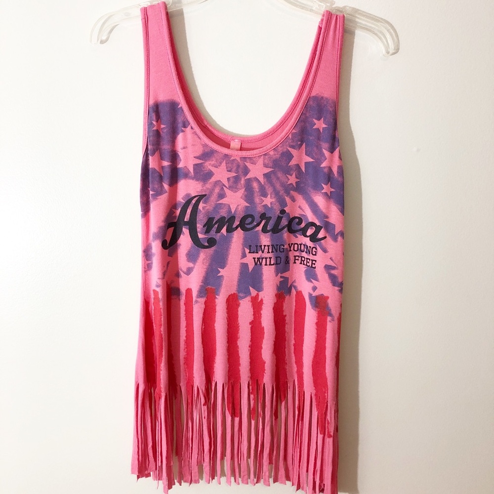 Retro Doll Fringed Tank